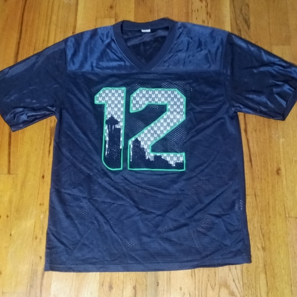 Seattle Seahawks 12th Fan City Scape Jersey NEW - Picture 2 of 7